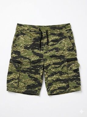 Arsenic Youth Tiger Stripe Camo Cargo Shorts Boys Size 14 Large